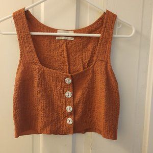 Urban Outfitters Crop Top with Buttons